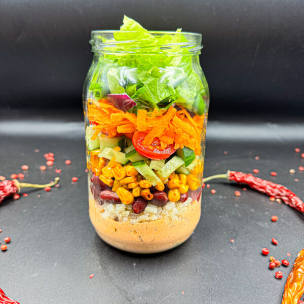 Mexikanischer Salat mit Hähnchen